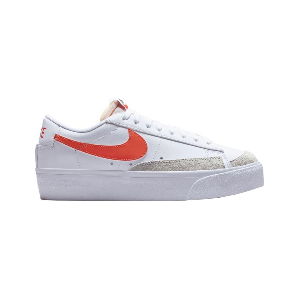 Orange Nike Blazer Low Platform